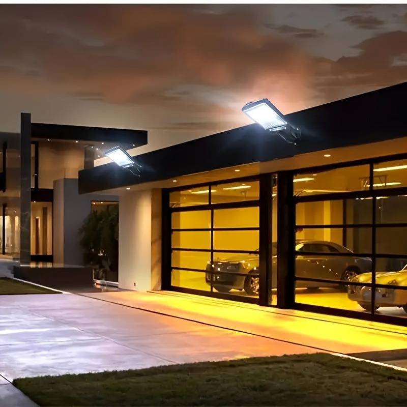 Lâmpada de Rua Solar 8000W - Luz LED Externa com Controle Remoto e Sensor de Movimento Ajustável