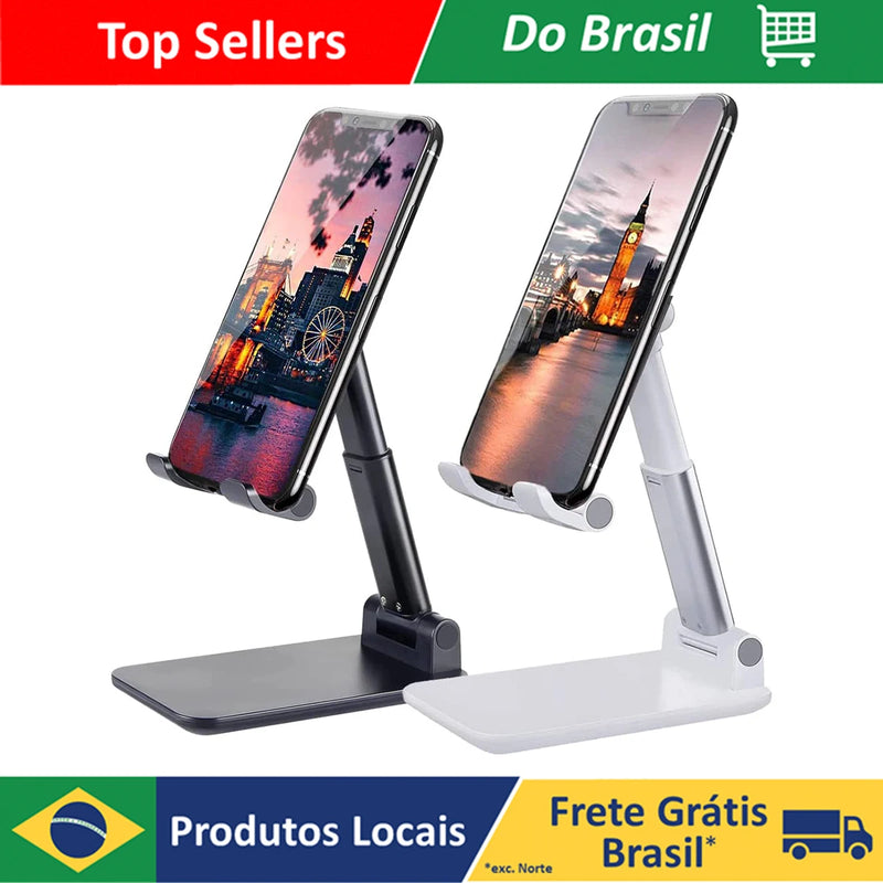 Suporte Ajustável e Portátil para Celulares e Tablets